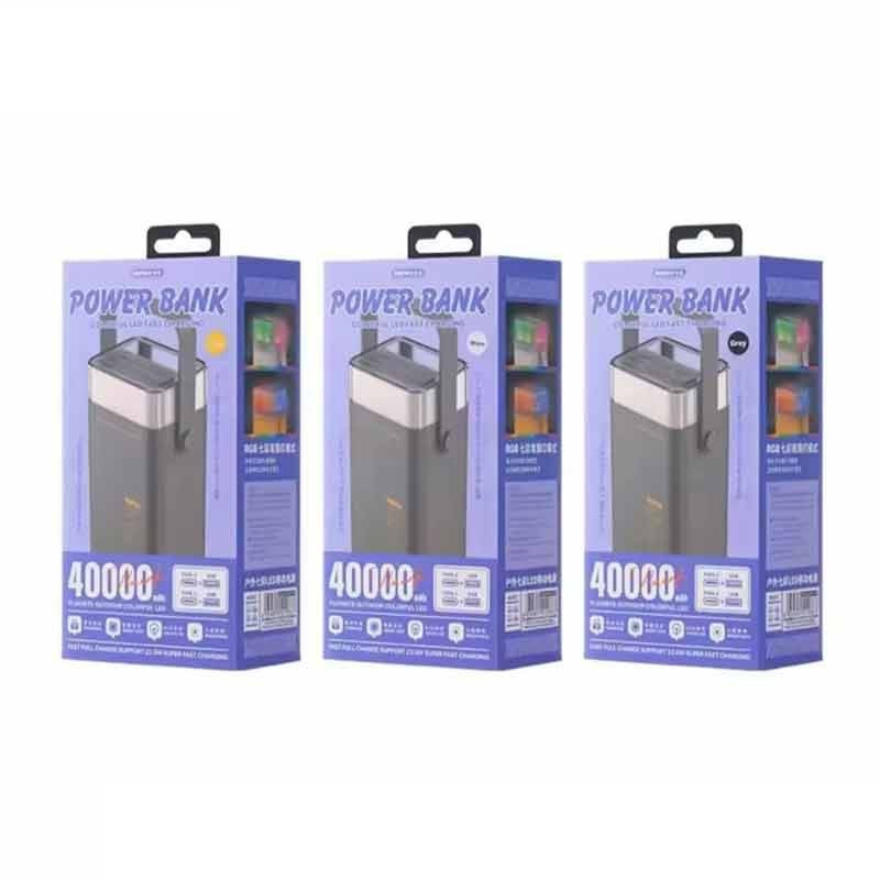 پاوربانک ریمکس مدل RPP-596 ظرفیت 40000 میلی آمپر ساعت