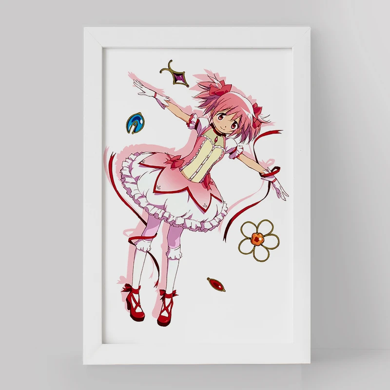 تابلو خندالو مدل مادوکا کانام انیمه مادوکا مجیکا Madoka Magica کد 18364