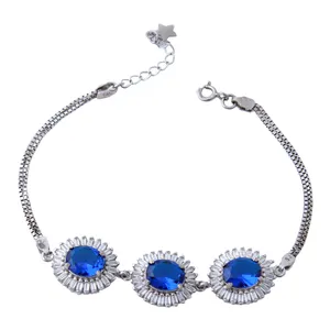  دستبند نقره زنانه بازرگانی میلادی کد DP_365