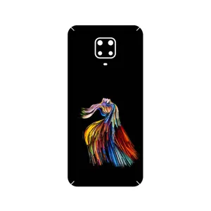 MAHOOT Rainbow Hair Digital Art Cover Sticker for Xiaomi Redmi Note 9 Pro