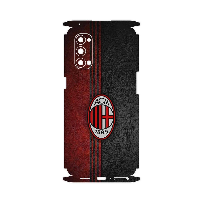 برچسب پوششی ماهوت مدل AC_Milan-FullSkin مناسب برای گوشی موبایل اپو Reno4 Pro 5G