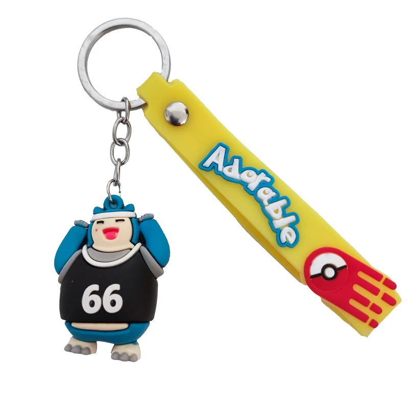 جاکلیدی مدل سیلیکونی طرح انیمه پوکمون اسنورلاکس کد DB20