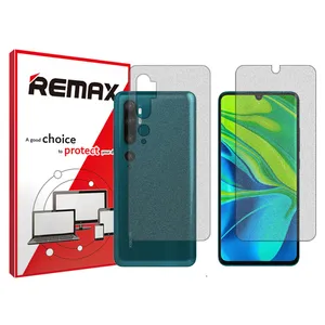 Remax HyMTT model matte screen protector suitable for Xiaomi Mi Note 10 mobile phone along with the back protector