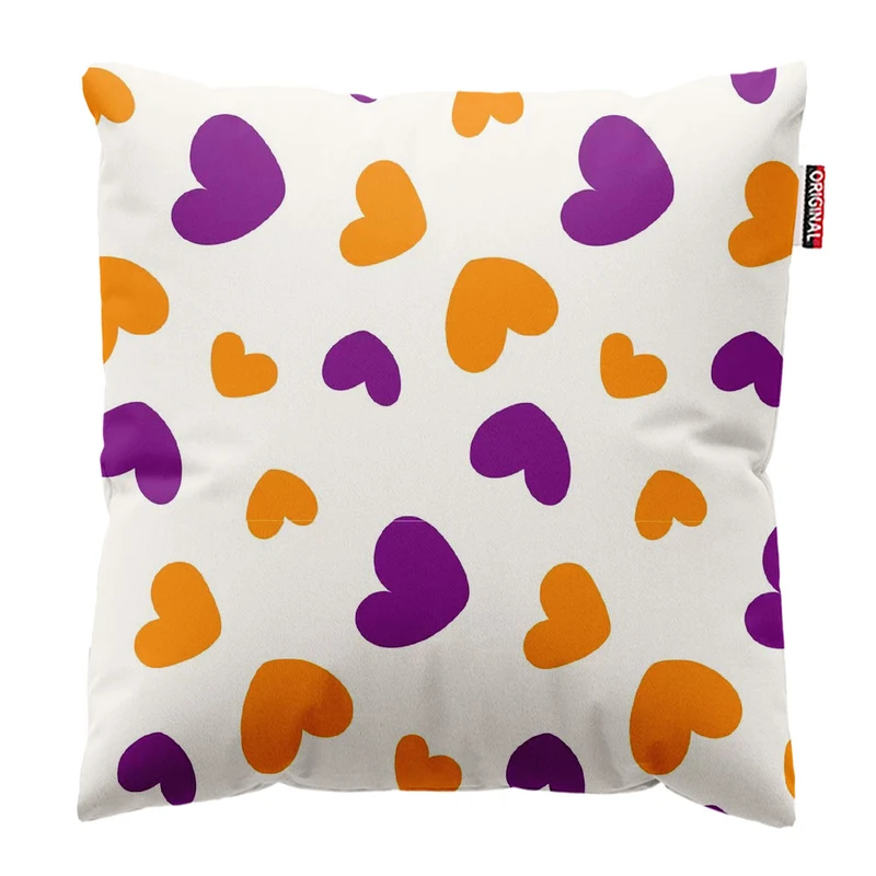 کوسن پاد آفرین طرح قلب کد 3100 سایز 30*30 سانتی متر