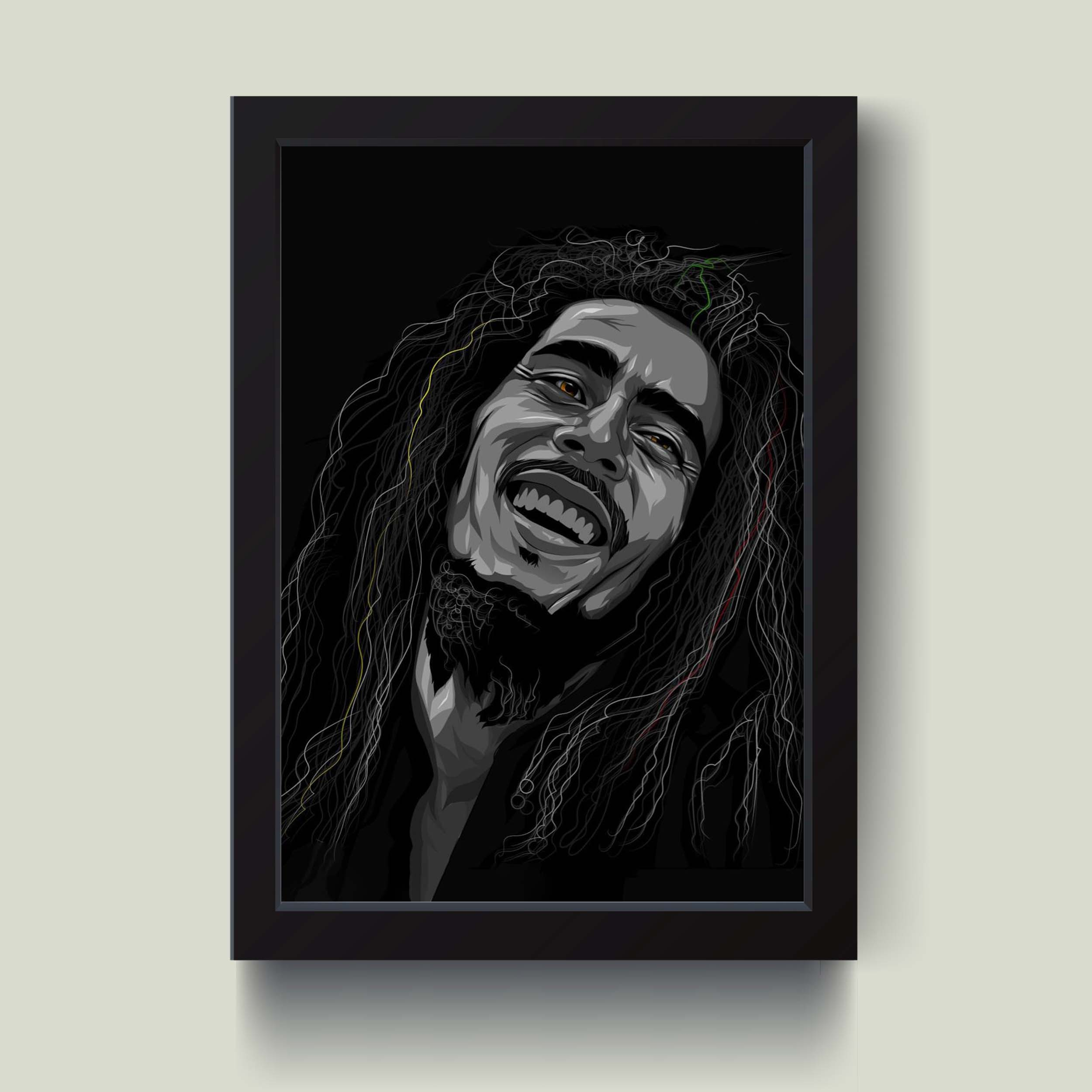 تابلو مدل Bob Marley باب مارلی کدm50126