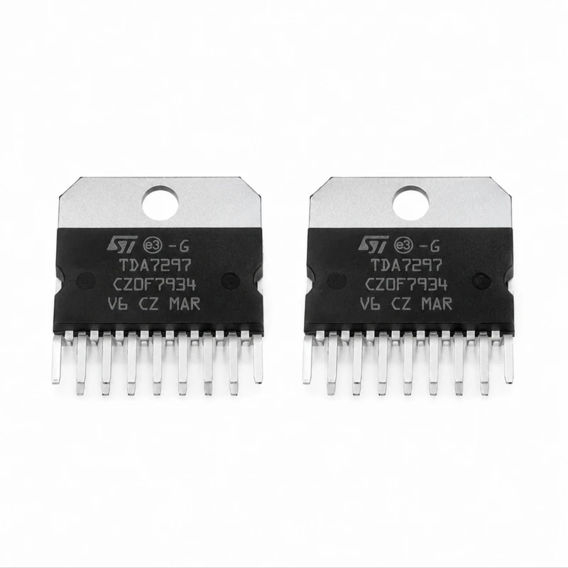 تراشه آمپلی فایر اس تی مدل TDA7297 بسته ۲ عددی