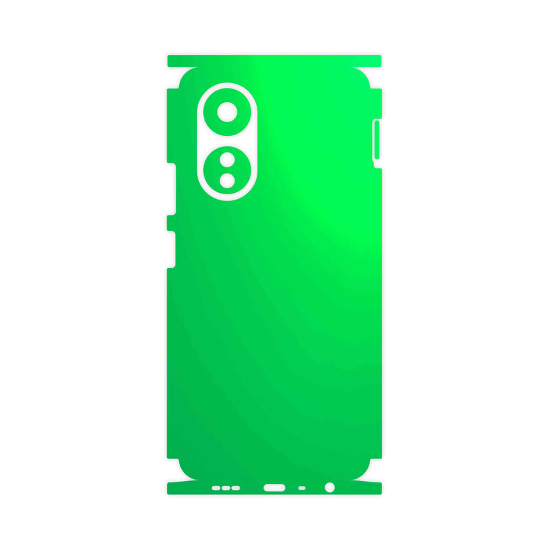 برچسب پوششی ماهوت مدل Matte-Green-FullSkin مناسب برای گوشی موبایل اپو A58 4G