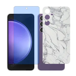 Glass together model blue cut screen protector suitable for Samsung Galaxy S23 FE mobile phone with back cover sticker
