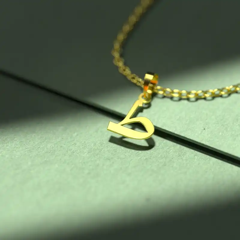 گردنبند طلا 18 عیار زنانه مدوپد مدل حرف ط کد I3-1-1051