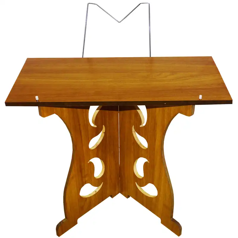 میز سنتور مدل تاشو طرح پایه نت دار کد 5499