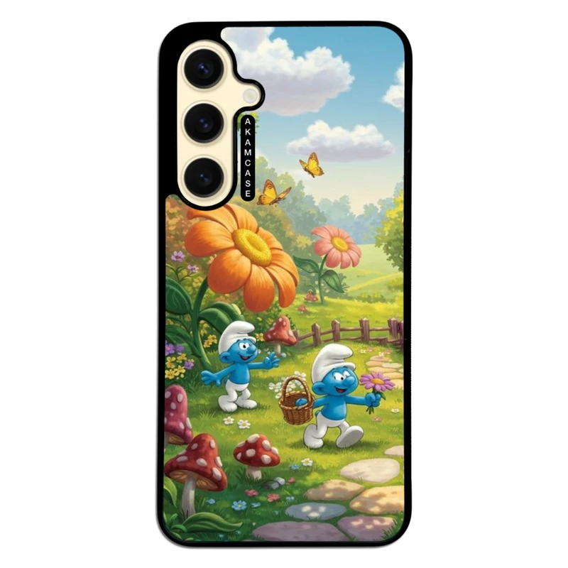 کاور آکام مدل AMC-WSGS24FE-SMURFS-9 مناسب برای گوشی موبایل سامسونگ Galaxy S24 FE