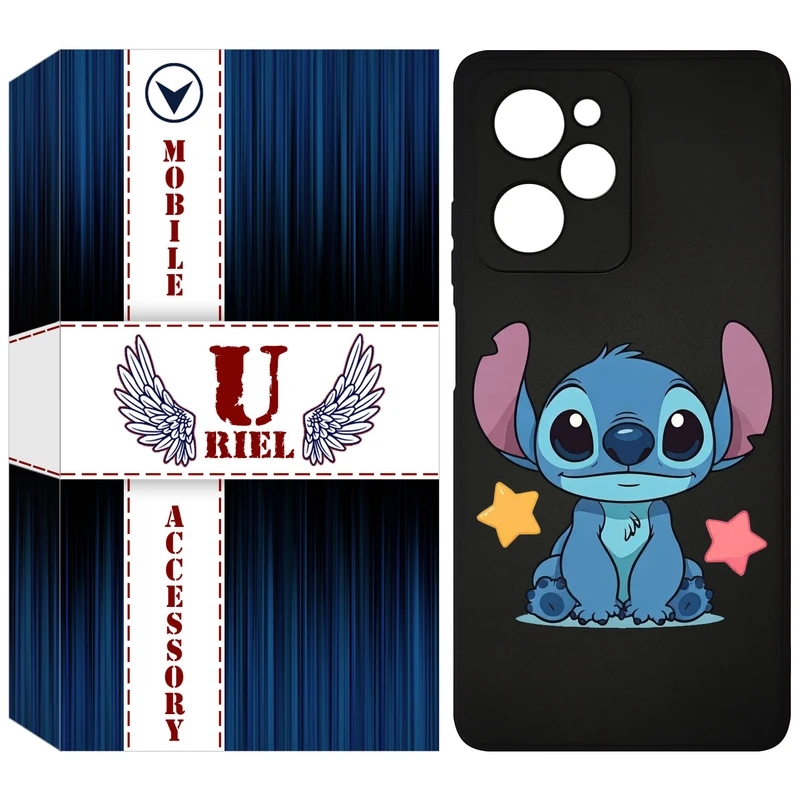 کاور یوریل قاب مدل KSH کد 70 طرح استیچ مناسب برای گوشی موبایل شیائومی Poco X5 Pro / Redmi Note 12 Pro 5G