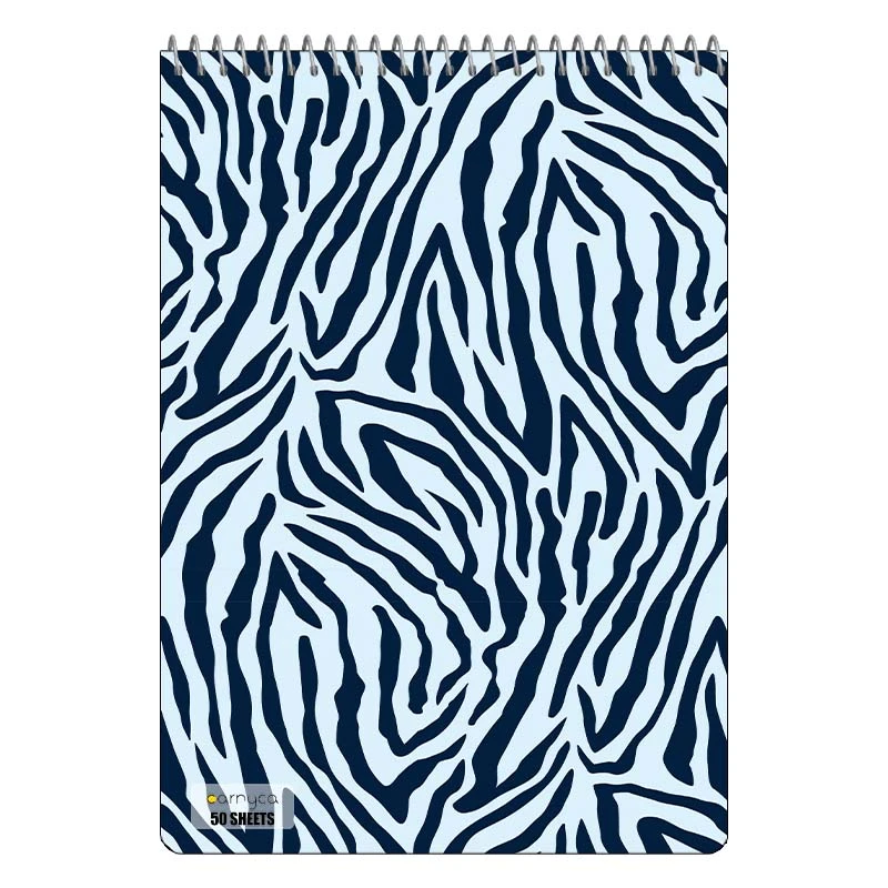 دفتر نقاشی 50 برگ سیمی کارنیکا طرح پترن پوست Animal Pattern کد 61564