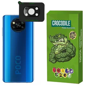 محافظ لنز دوربین کروکودیل مدل C-3D مناسب برای گوشی موبایل شیائومی  Poco X3