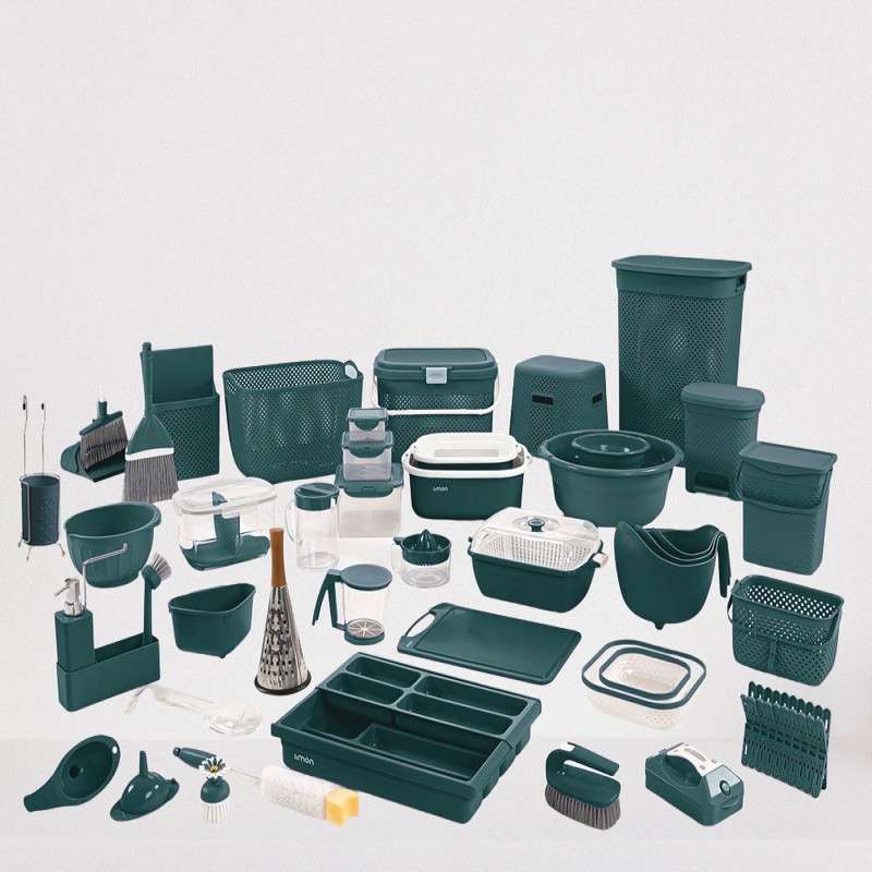 سرویس جهیزیه لیمون 47 پارچه سبز اوپال