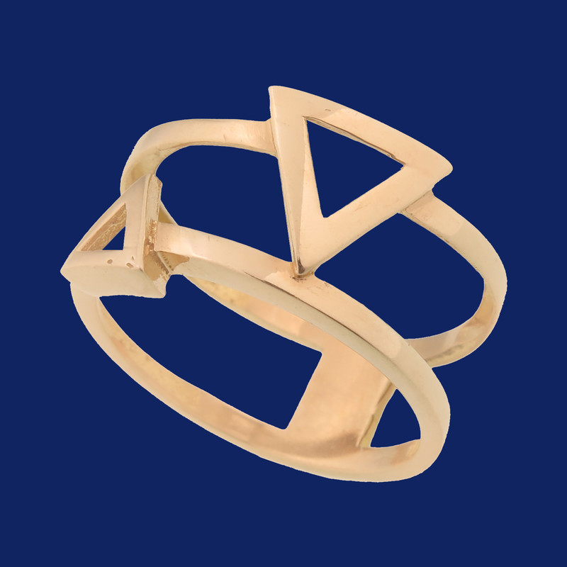 انگشتر طلا 18 عیار زنانه گالری یارطلا کد AN21-9