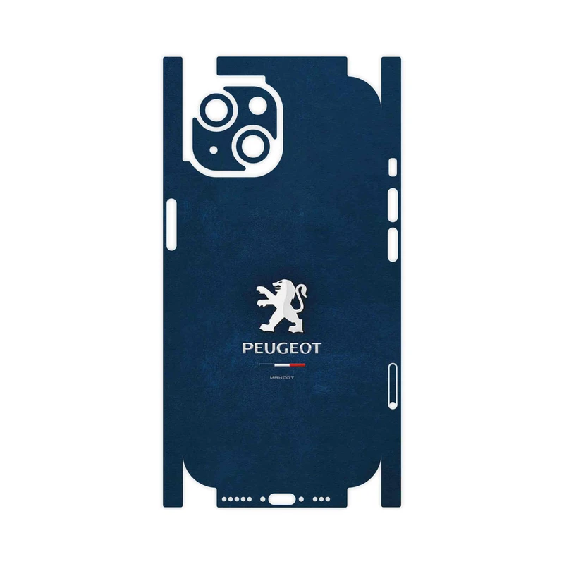 برچسب پوششی ماهوت مدل Peugeot_Logo-FullSkin مناسب برای گوشی موبایل اپل iPhone 15