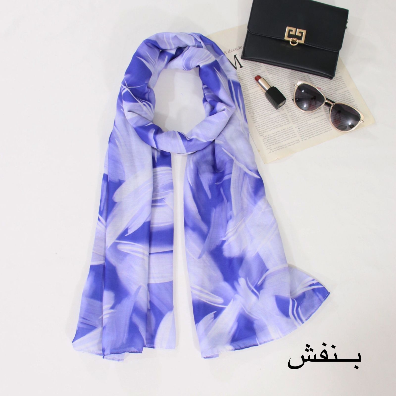 شال زنانه آنالیا مدل نخی کلاسیک ابروبادی کد a-2544-2 -  - 20