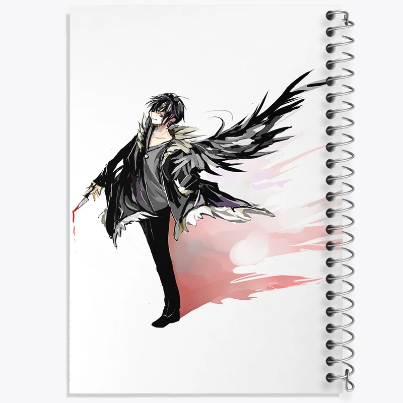 دفتر ژورنال نویسی 50 برگ خندالو مدل نقطه ای طرح ایزایا انیمه دورارارا کد 32160