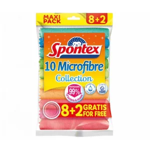 دستمال نظافت اسپانتکس مدل Collection بسته 10 عددی