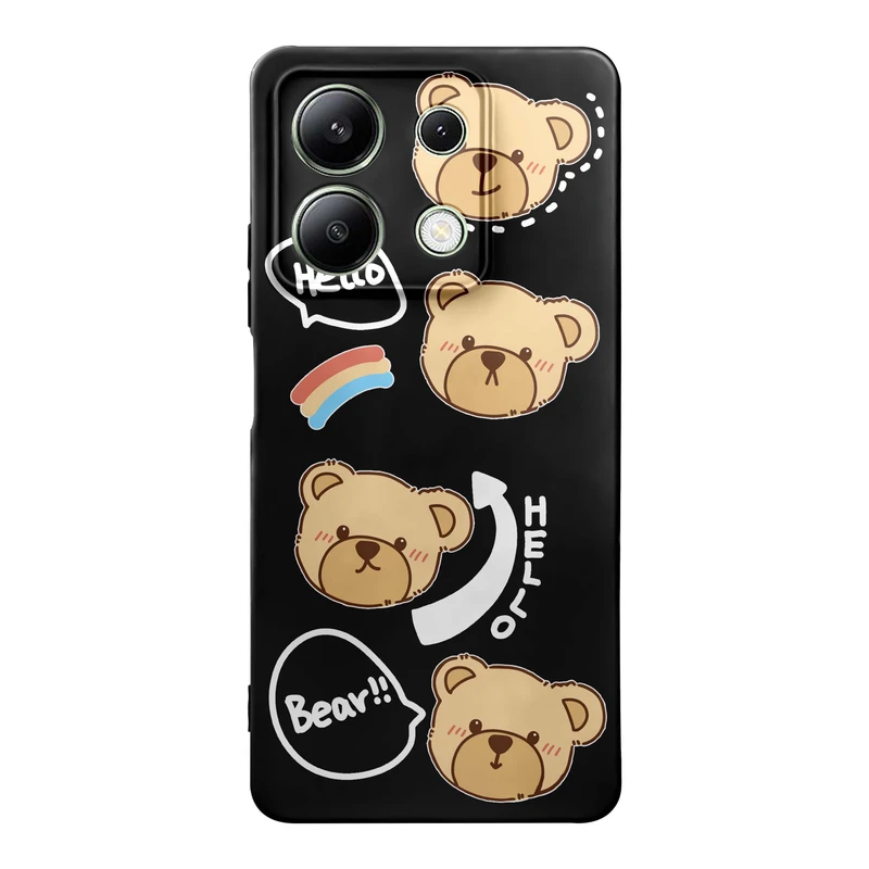 کاور قاب گارد طرح خرس بیر کد m10887 مناسب برای گوشی موبایل شیائومی Redmi Note 13 4G