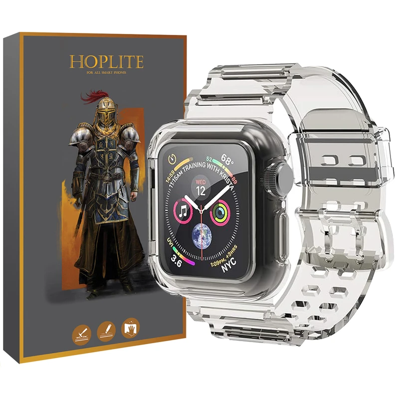 بند هاپلایت مدل Transparent Shock HL مناسب برای اپل واچ سری 4/5/6/Se سایز 40 میلی متری