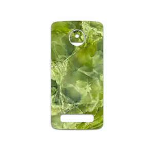 MAHOOT Green Crystal Marble Cover Sticker for Motorola Moto Z Play