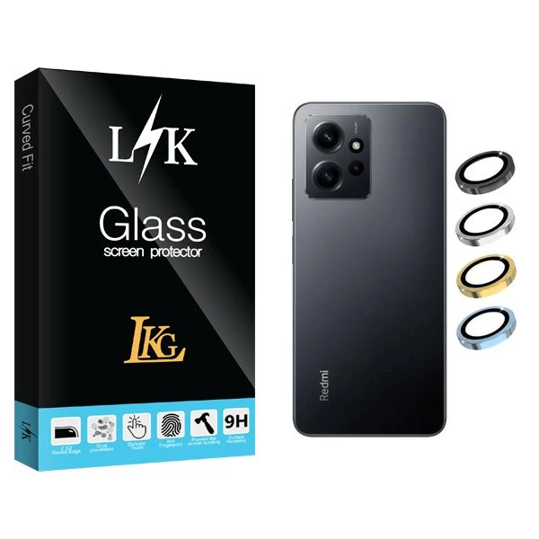 محافظ لنز گوشی ال کا جی مدل LKK Ringi مناسب برای گوشی موبایل شیائومی Redmi Note 12 4G
