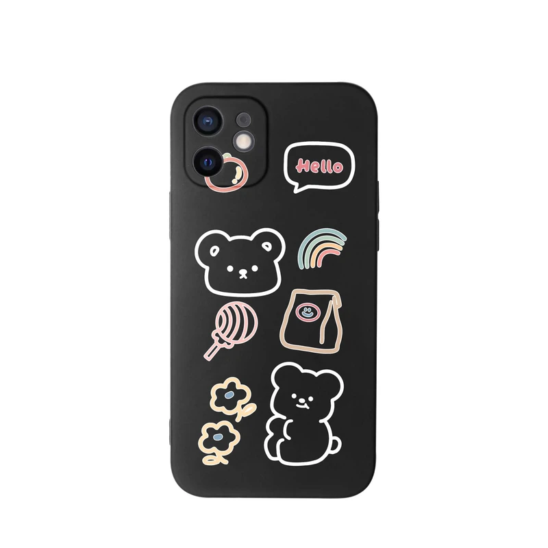 کاور قاب گارد طرح خرس کیوت کد m6851 مناسب برای گوشی موبایل اپل iphone 12