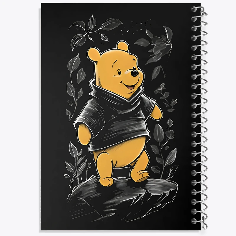 دفتر لیست خرید 50 برگ خندالو طرح خرس پو کد N3380