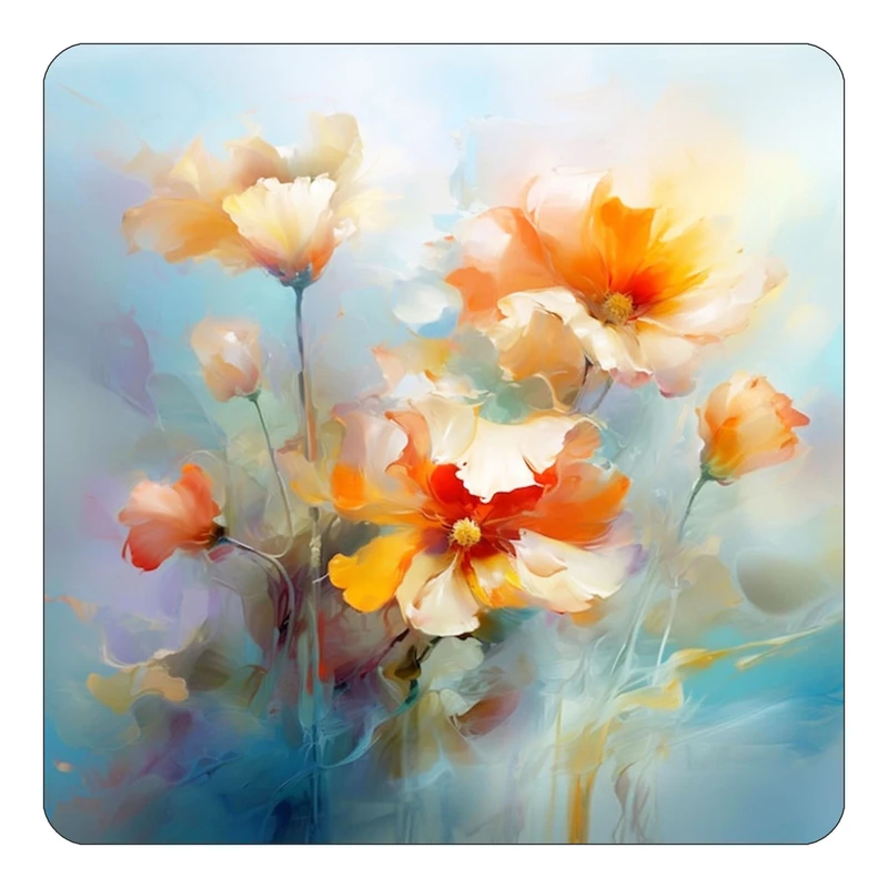 مگنت کاکتی طرح نقاشی رنگ روغن مدل mp71018