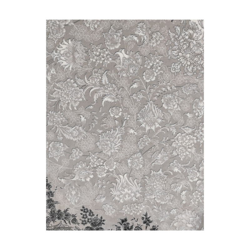 قیمت و خرید فرش ماشینی مشهد کد 806002 زمینه نقره ای