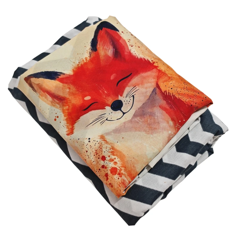 سرویس ملحفه یک نفره 2 تکه مدل روباه