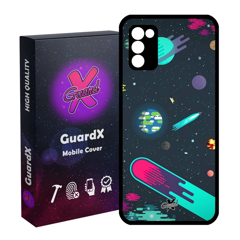 کاور گارد ایکس طرح Galaxy مدل Glass10073 مناسب برای گوشی موبایل سامسونگ Galaxy A02s / M02s