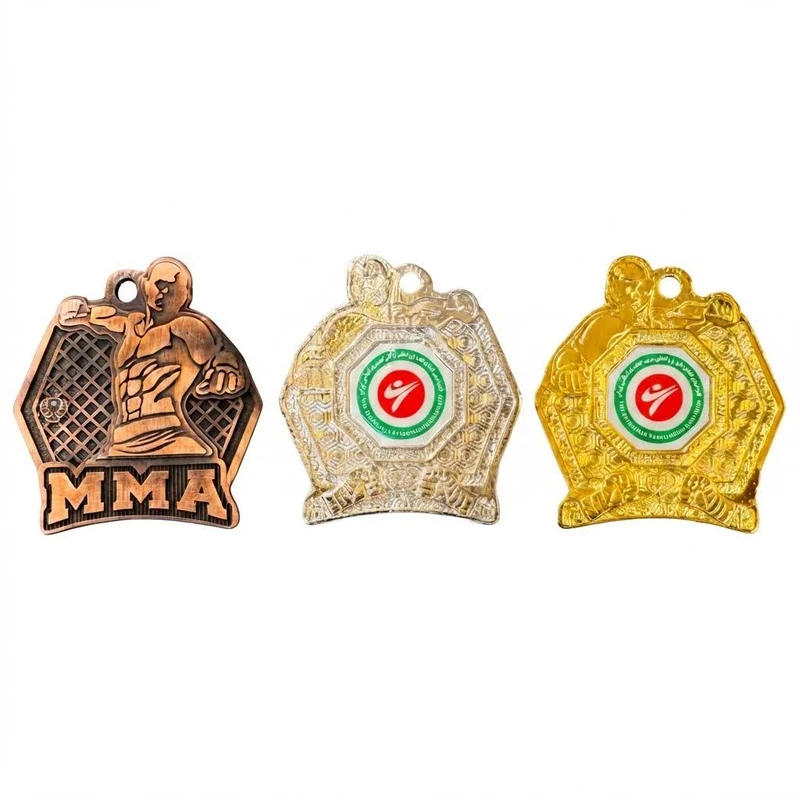 مدال قهرمانی مدل MMA بسته 3 عددی