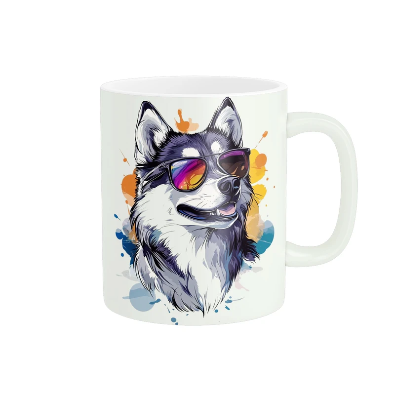 ماگ پاد آفرین طرح هاسکی کد 3436