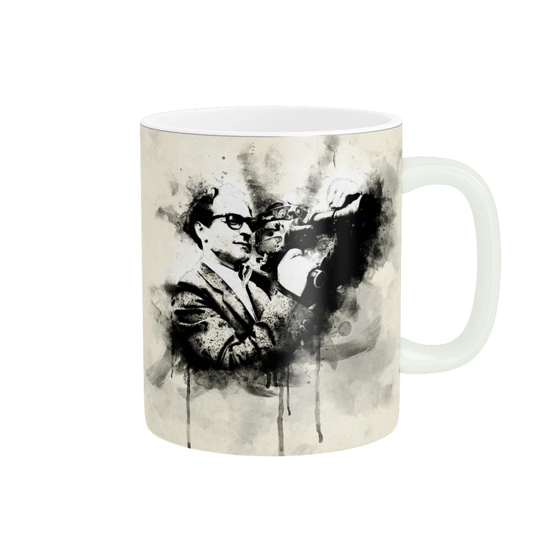  ماگ مدل نقاشی مرد فیلمبردار کد 413