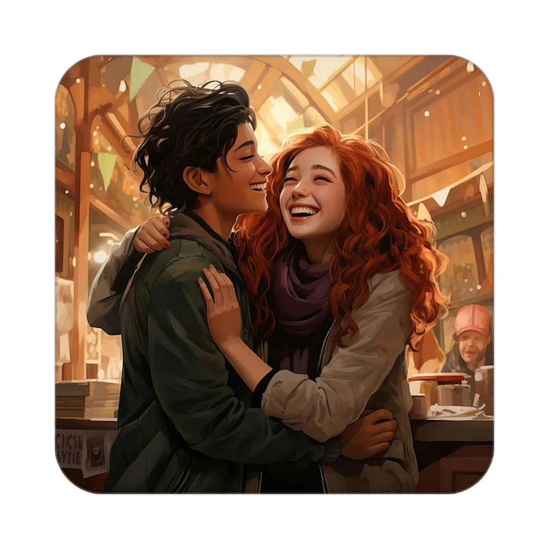 زیر لیوانی کاکتی مدل عاشقانه کد mp11052