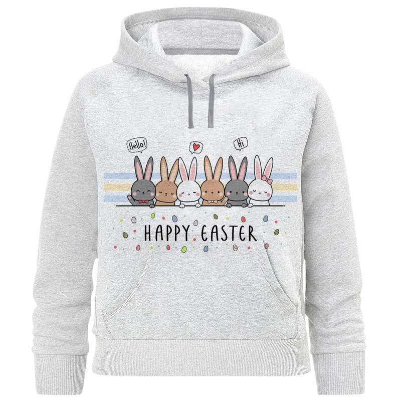 هودی دخترانه مدل خرگوش ها F1067