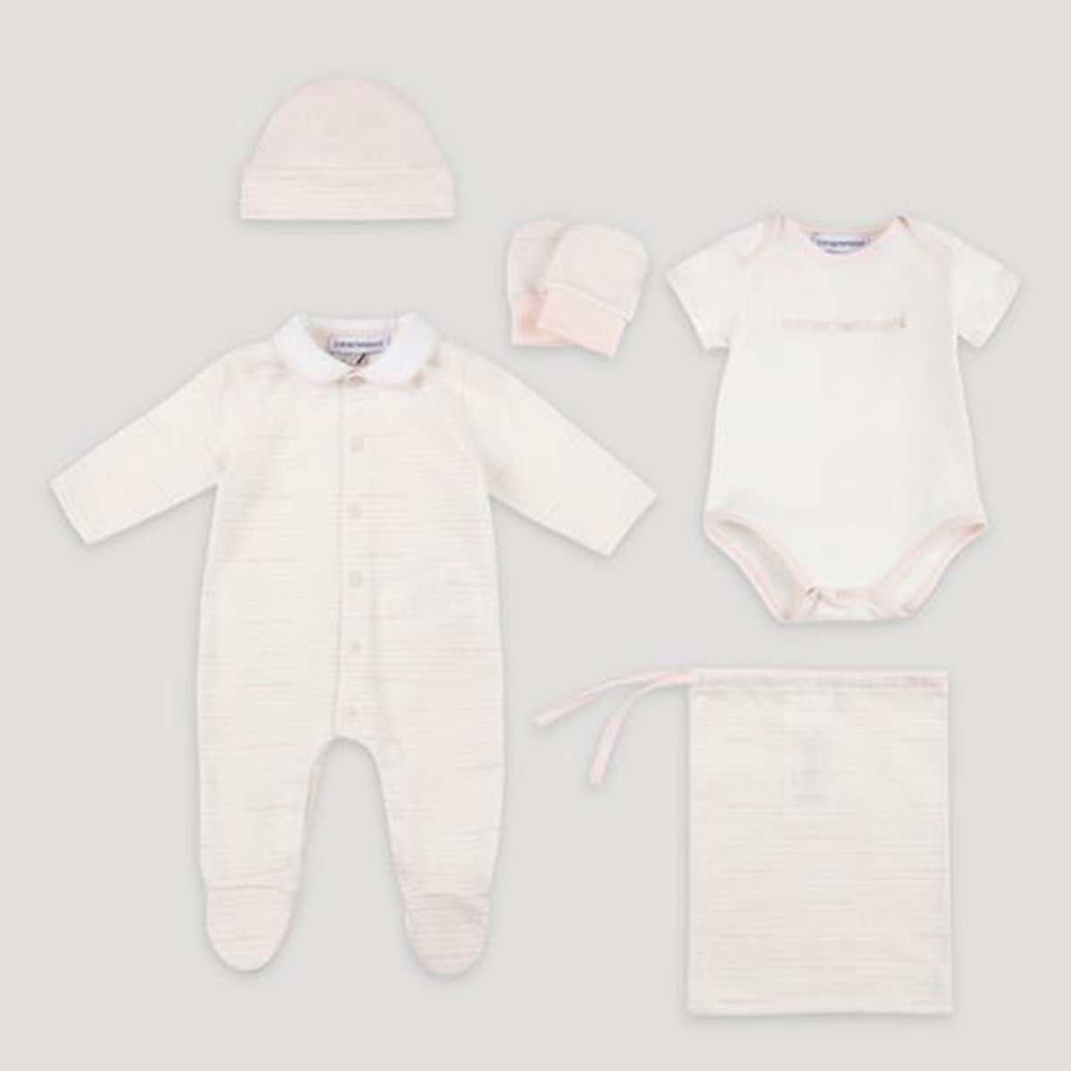 ست 5 تکه لباس نوزادی امپریو آرمانی مدل 6ZHV054JFNZ-F302