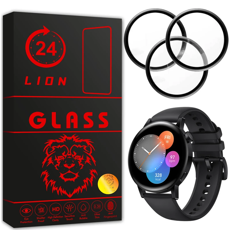 محافظ صفحه نمایش لاین مدل RT007 مناسب برای ساعت هوشمند هوآوی Watch GT3 42mm بسته سه عددی
