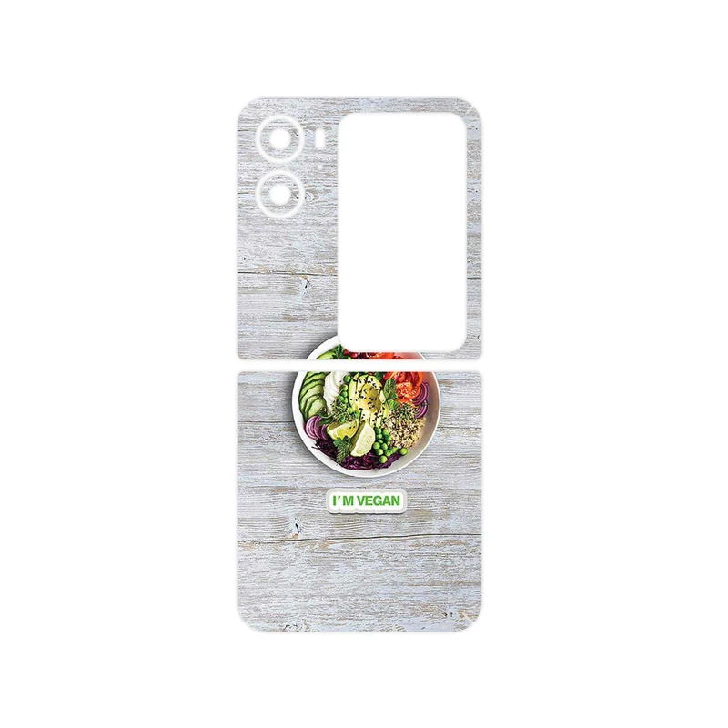 برچسب پوششی ماهوت مدل Im_vegan مناسب برای گوشی موبایل اپو Find N2 Flip