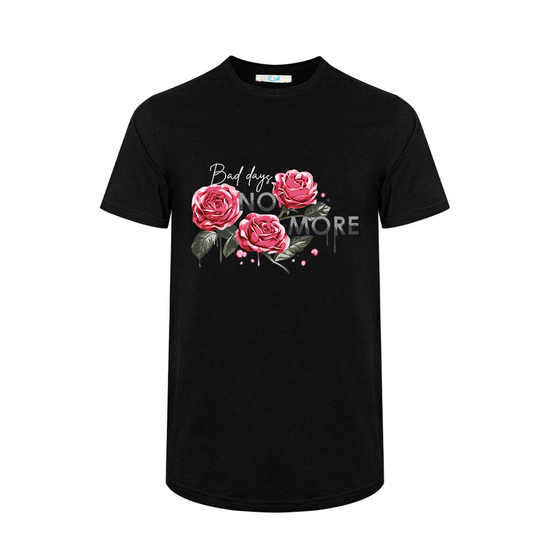 تی شرت آستین کوتاه زنانه مدل رز کد rose0008