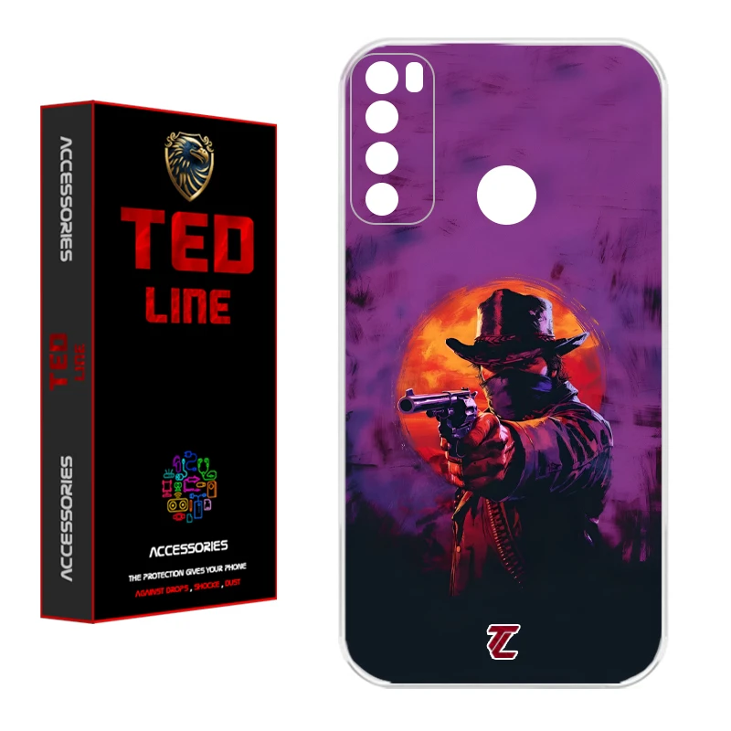 کاور تدلاین طرح رد دد ریدمپشن کد 1195 مناسب برای گوشی موبایل شیائومی Redmi Note 8