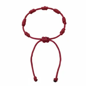 دستبند بافت مدل هفت گره