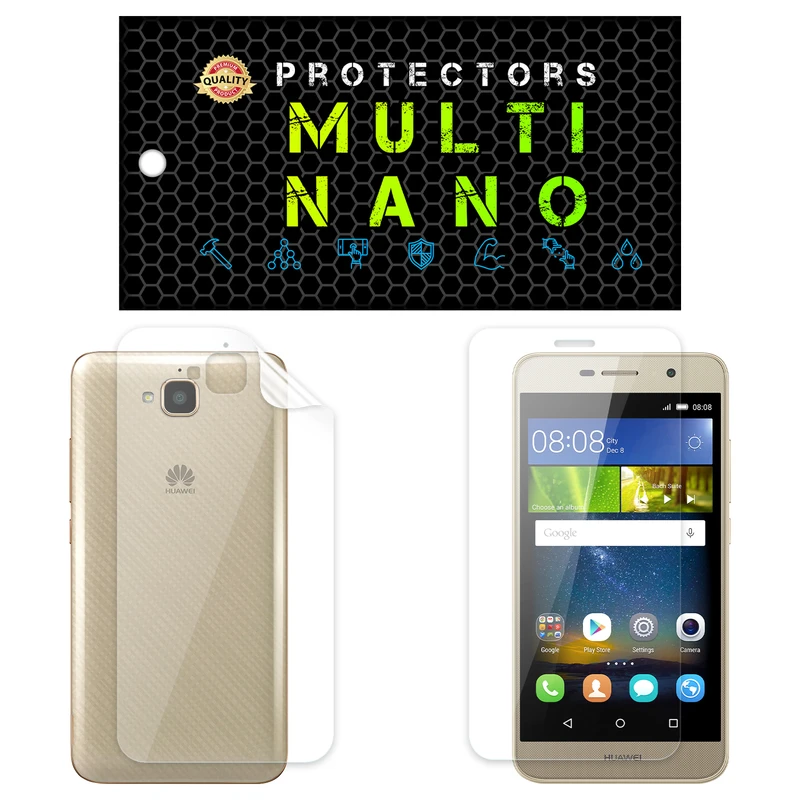 محافظ صفحه نمایش مولتی نانو مدل X-SFT مناسب برای گوشی موبایل هوآوی Y6 Pro به همراه محافظ پشت