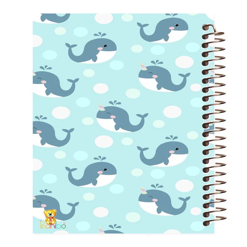 دفتر نقاشی 50 برگ بانیبو مدل  نهنگ کد 996