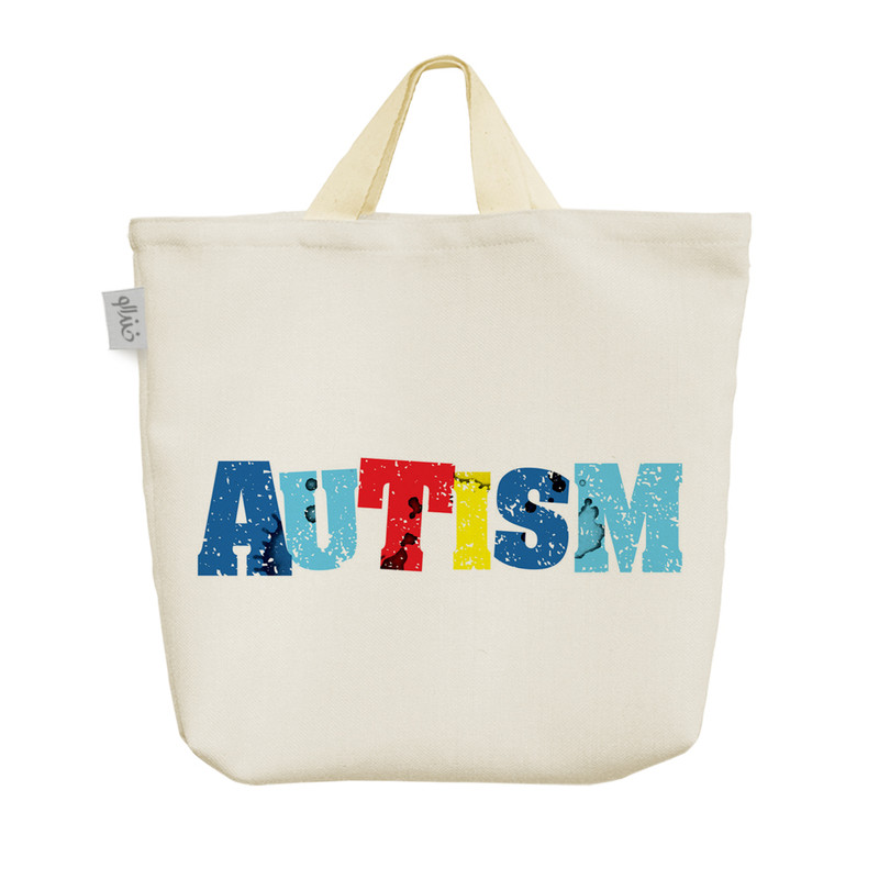 ساک خرید خندالو مدل اتیسم Autism کد 2597
