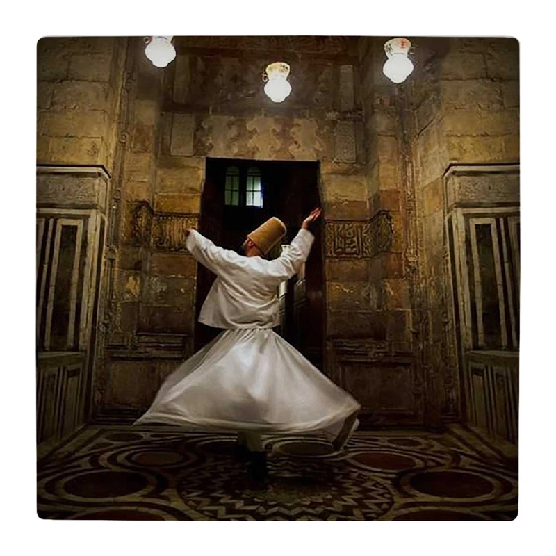 زیر لیوانی  طرح سماع صوفی کد    4792115_3436