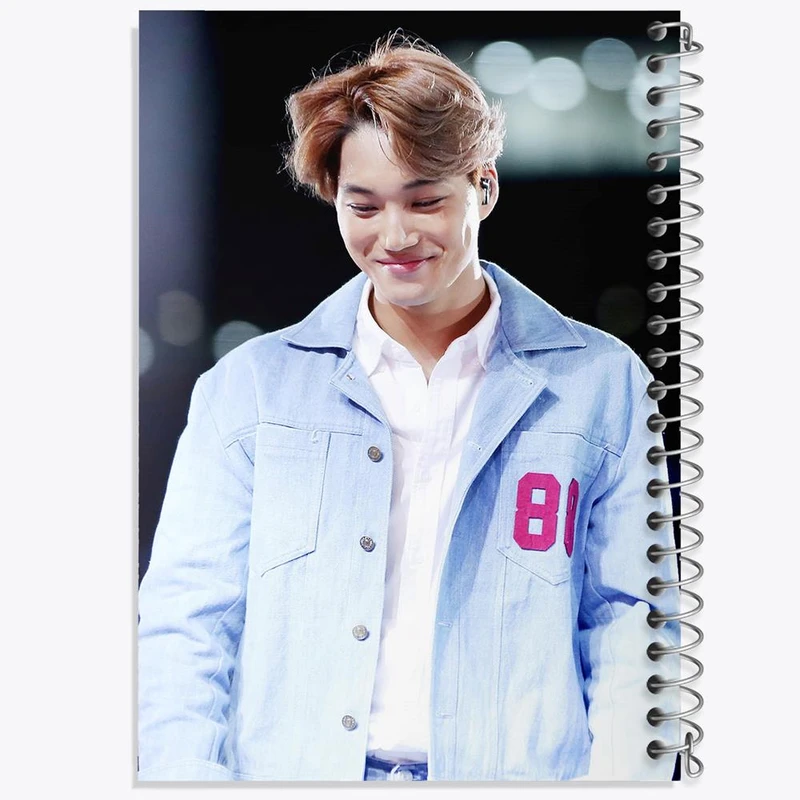 دفتر مشق 50 برگ خندالو مدل کای گروه اکسو EXO کد 13394